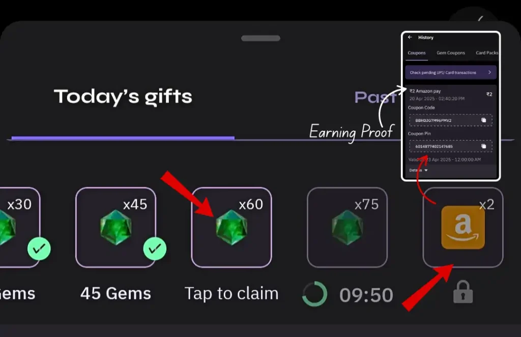 club earning proof